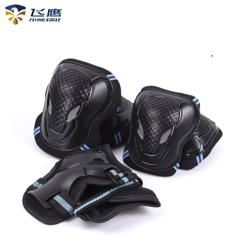 飞鹰轮滑护具火星人牛头运动护具旱冰溜冰轮滑刹车刷街基础护具