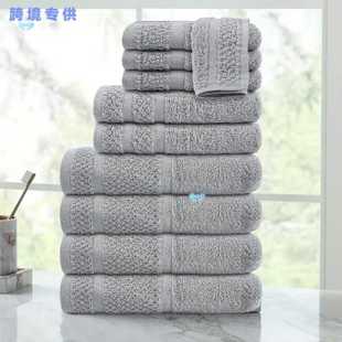 Absorbent Cotton Towels 10pcs Absorbent Soft Cotton Bath跨境