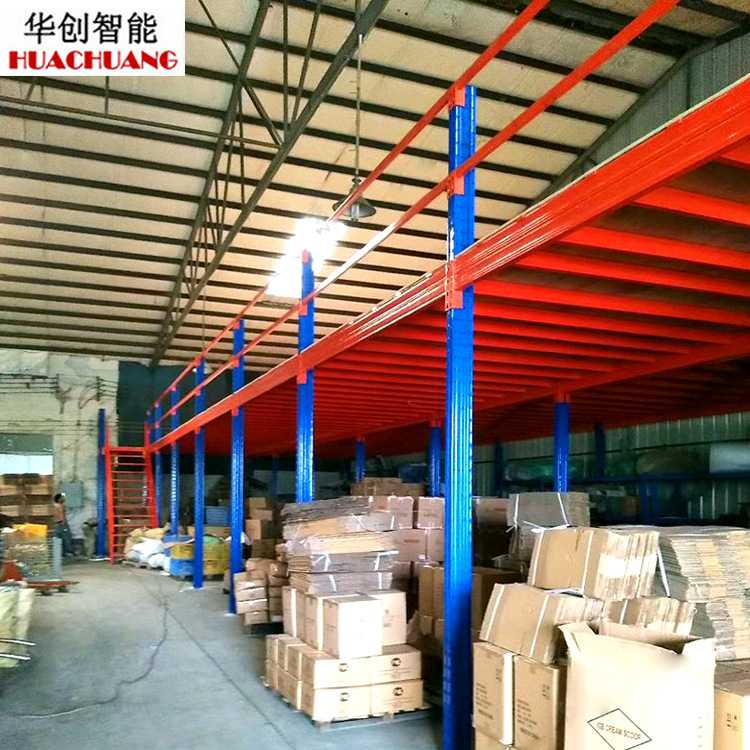 定 制钢结构平台 置物仓储货架重型钢结构平台货架 阁楼平台架子