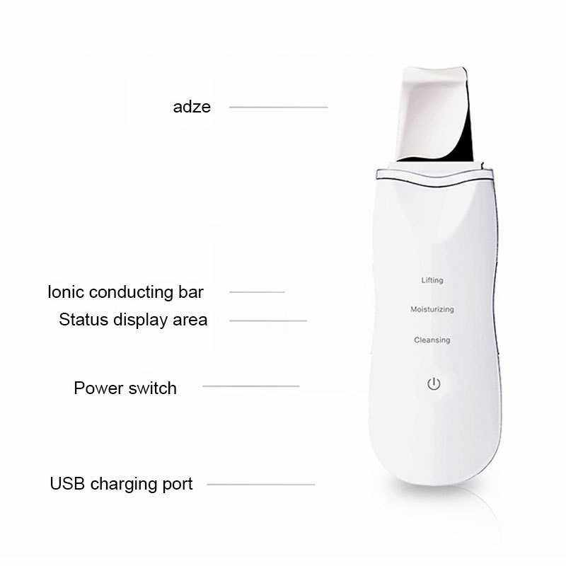 茵唯美超声波电动铲皮机黑头铲去黑头死皮角质粉刺毛孔清洁器