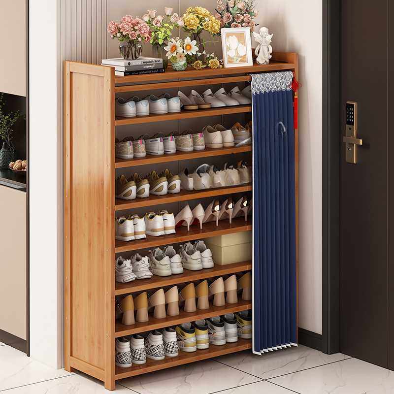 宿舍卧室鞋架多层家用门口大容量楠竹收纳置物架防尘鞋柜新中式,畜牧/养殖物资,畜牧/养殖器械,淘宝优惠券,粉丝福利购,淘宝优惠卷