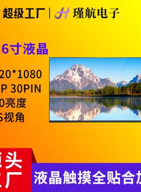 群创15.6寸液晶屏1920*1080分辨率N156HCA-E5B工业工控液晶屏现货