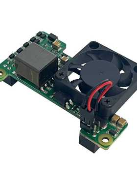 树莓派3B+/4B扩展板POE以太网供电模块可接风扇支持802.3af