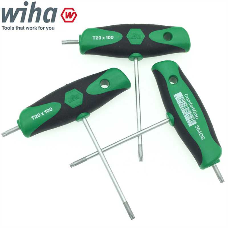 德国wiha威汉T型星型扳手进口两用两头六角梅花扳手 364DS T10T15