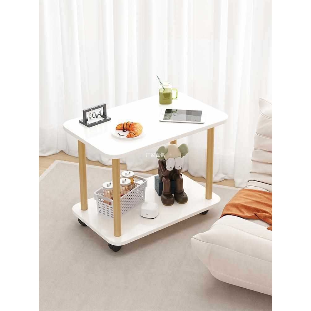 茶几可移动小桌子带轮家用小推车茶车客厅简易茶桌茶台沙发边几柜