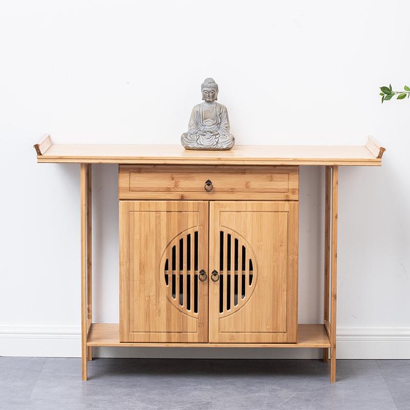 新中式玄关柜玄关小条案实木端景台柜窄长条供桌条几桌子靠墙家用