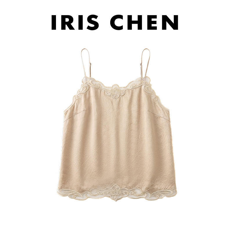 艾文文IRIS 醋纤吊带 26夏季&ldquo;100醋纤&rdquo;蕾丝百搭可调节肩带26MB7