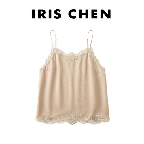 艾文文IRIS 醋纤吊带 26夏季“100醋纤”蕾丝百搭可调节肩带26MB7