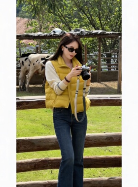 艾文文IRIS 修容裤 2026冬款“81棉670g”加厚微喇牛仔裤26KZ1218