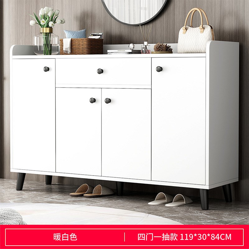 爆款鞋柜小户型家用门口轻奢2024款简约现L代入户大容量收纳置物