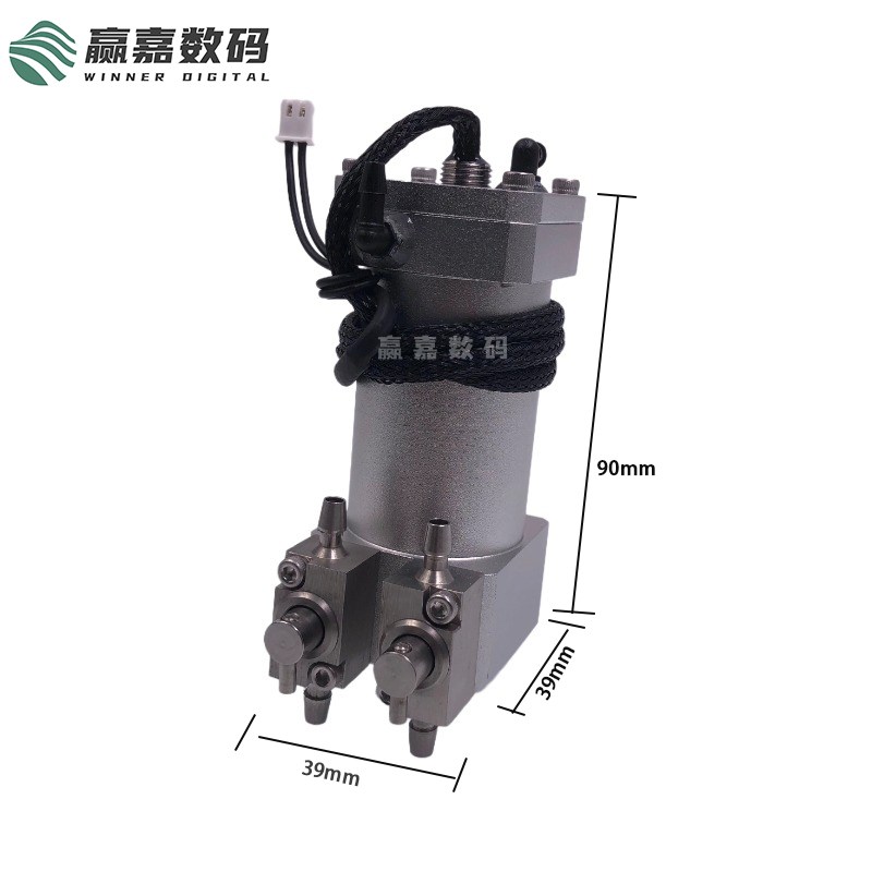 金谷田迈创二级h墨盒圆形UV平板机金属墨盒理光G5G6墨水副墨罐负