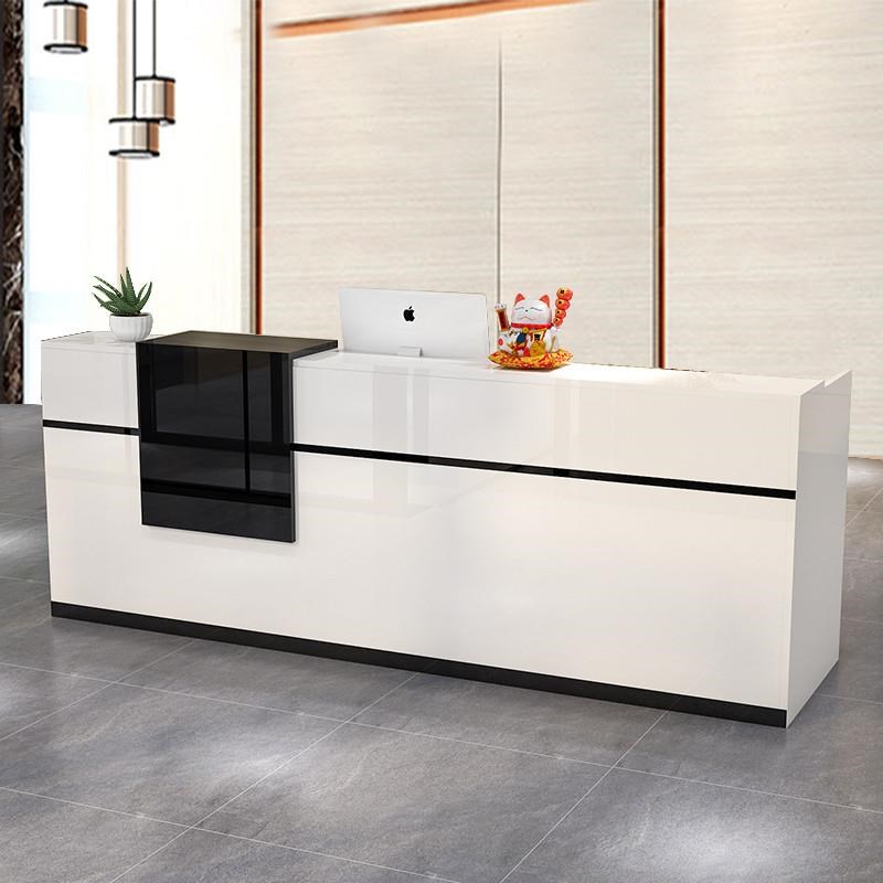 吧台柜简约商用店铺m公司前台接待台收银台小型美容院服务咨询定