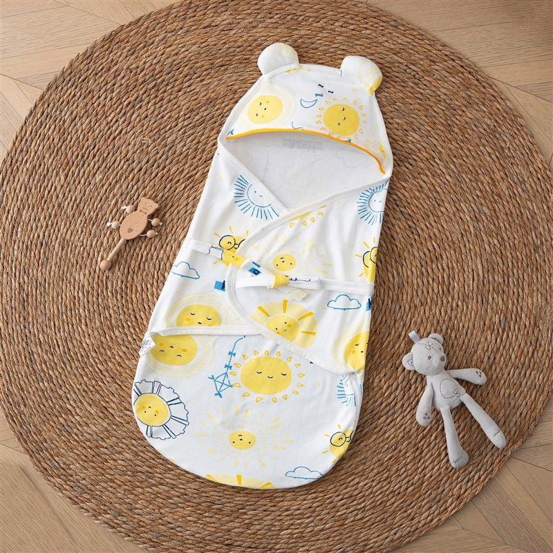 初生婴儿睡袋春夏薄款宝宝蝴蝶产房包被新生儿防惊跳襁褓抱被纯棉,婴童用品,睡袋/防踢被,淘宝优惠券,粉丝福利购,淘宝优惠卷