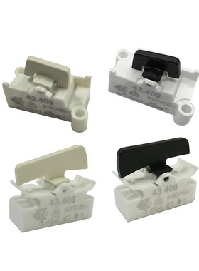 螺丝孔固定43.409白色PSE认证BJB刀形头盖台灯开关 船型灯具开关