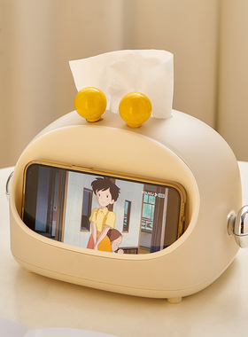 现代简约纸巾盒装饰摆件家v居客厅餐桌抽纸盒多功能可爱创意收纳