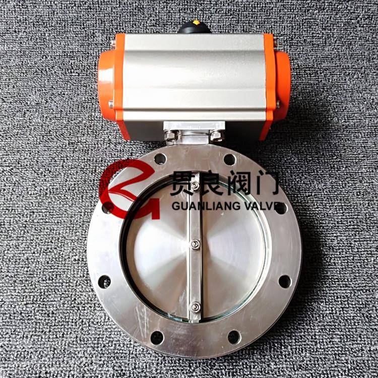 GIQ气动高真空蝶阀负压对夹气动真空蝶阀DN6580非标