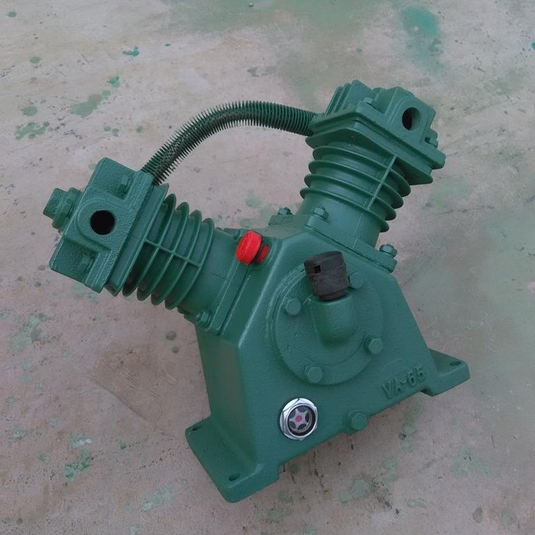 空压机机头泵头配件VA65打气泵常用活塞式空压机机头配件空压泵头