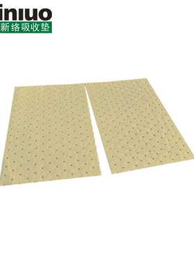 PSH91401XB黄色化学品吸附垫 化工厂吸收片 撕线节省吸收棉吸收垫