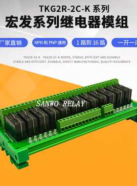 12路宏发HF继电器模组SANWO RELAY模块HF115F-2ZS4厂家现货