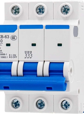 Baomain 迷你断路器 NXB-63 D40 AC 400V 40Amp 3 极 DIN 导轨安