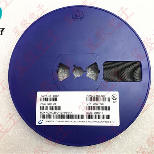 2SD882 丝印D882 1.5A SOT-23 NPN 贴片三极管 一盘3K 可直拍