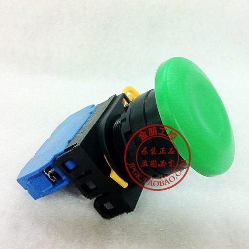 【原装正品】和泉IDEC 绿色蘑菇头按钮开关 YW1B-M4E10G