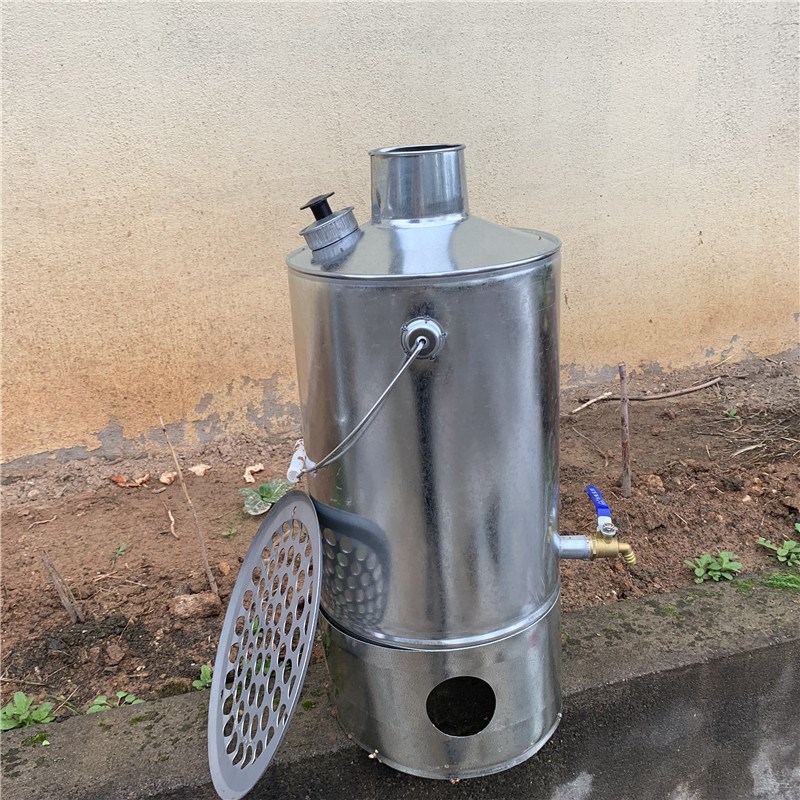 户外登山野营备用烧水壶烧柴水壶打猎烧柴壶火烧心水壶快壶烧柴炉