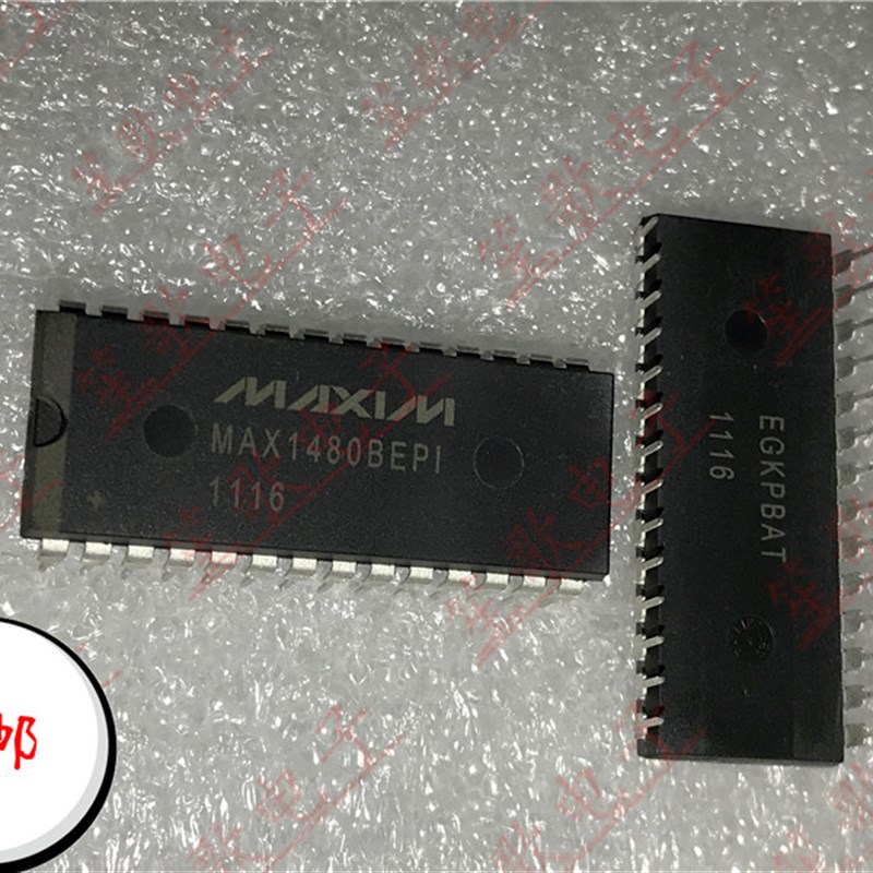 MAX1480BEPI MAX1480B 直插DIP-28 收发器IC 全新进口原装 可直拍