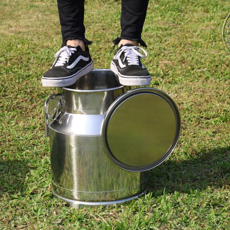 牛奶桶不锈钢食用油桶密封罐储藏桶酒桶花生茶叶罐商用运输发酵桶