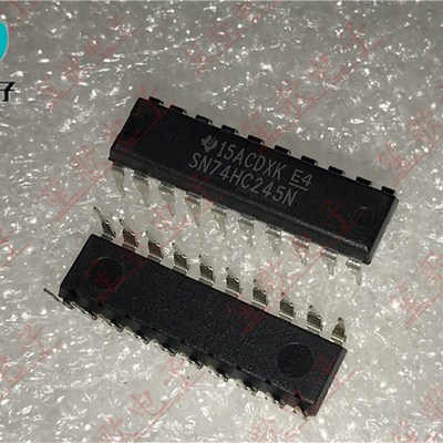 SN74HC245N 直插DIP20 八同相三态总线收发器 全新进口原装可直拍