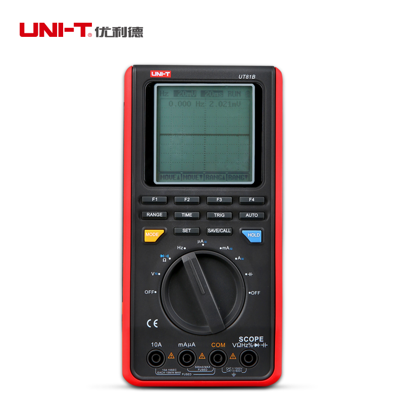优利德UT81B/UT81C 示波型数字万用表 USB传输 示波表储存示波器