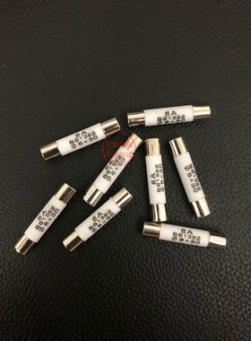 陶瓷保险丝管6*30 RO58 R058熔芯6x30 BS1362保险芯 熔断器6X30mm