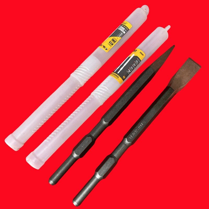 黑人工具 六角尖凿 扁凿 电镐 凿镐钎专用 尖扁凿电镐头17*280,农机/农具/农膜,灌溉工具,淘宝优惠券,粉丝福利购,淘宝优惠卷