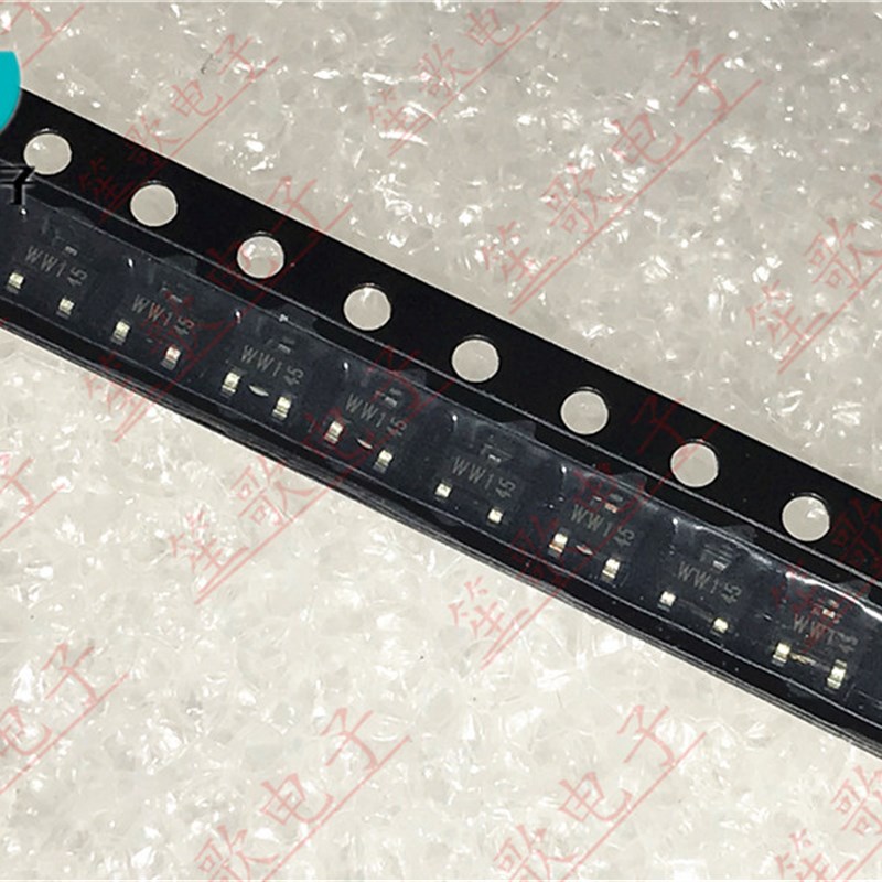 BAT54C 丝印WW1肖特基贴片二极管SOT23 30V/200MA 0.2A 原装50个