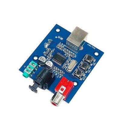 【】USB同轴光纤HIFI声卡解码器 PCM2704USB声卡DAC解码器5V