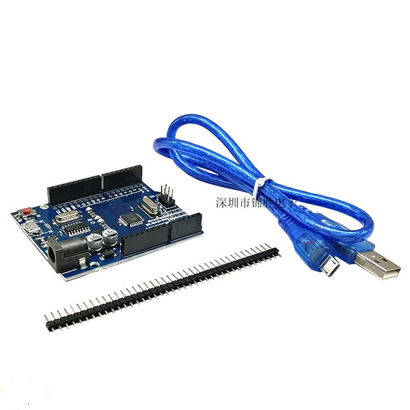 兼容 UNO R3 开 发板 改进版 增强版 ATmega328P单晶片 Micro