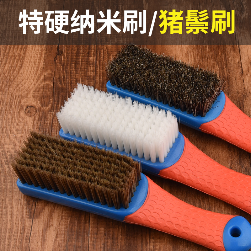 文玩工具大小核桃金刚菩提子硬纳米刷子套装钢丝保养清理猪鬃毛刷