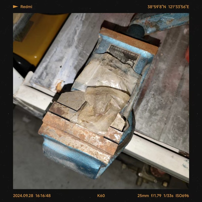 生锈大连德春机用平口钳机用虎钳 Q1280 QH80 80mm 3寸钻床旋转底