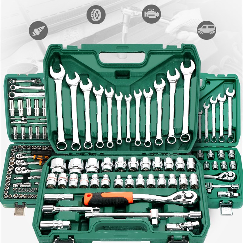 绿林37件套筒扳手工具套装大全汽修工具专用大全汽车维修修理汽保