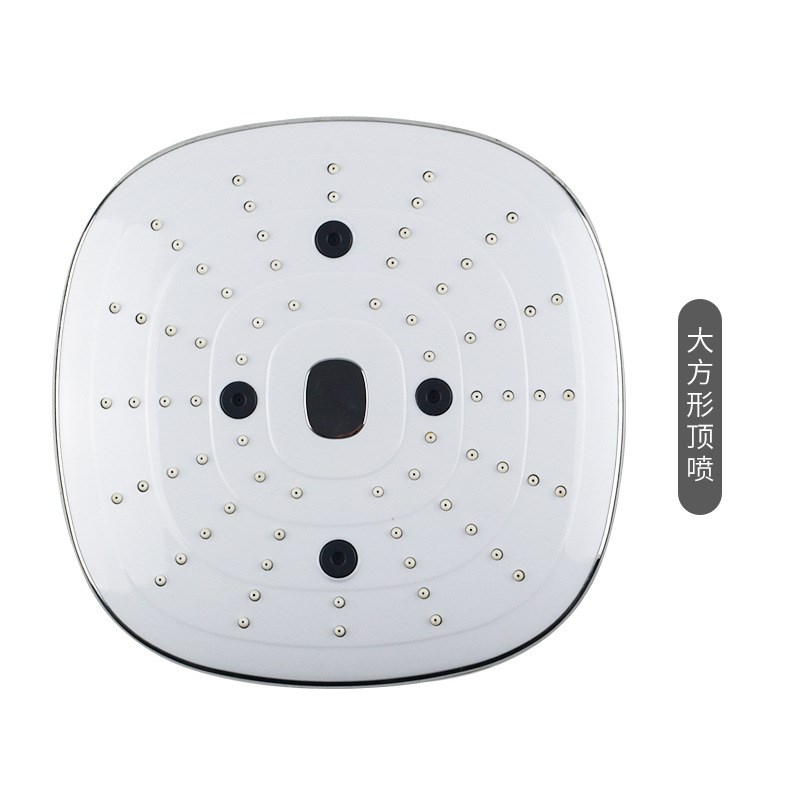 大方形顶喷 方形顶喷浴室u可调节镀铬淋浴大喷头 增压沐浴喷头