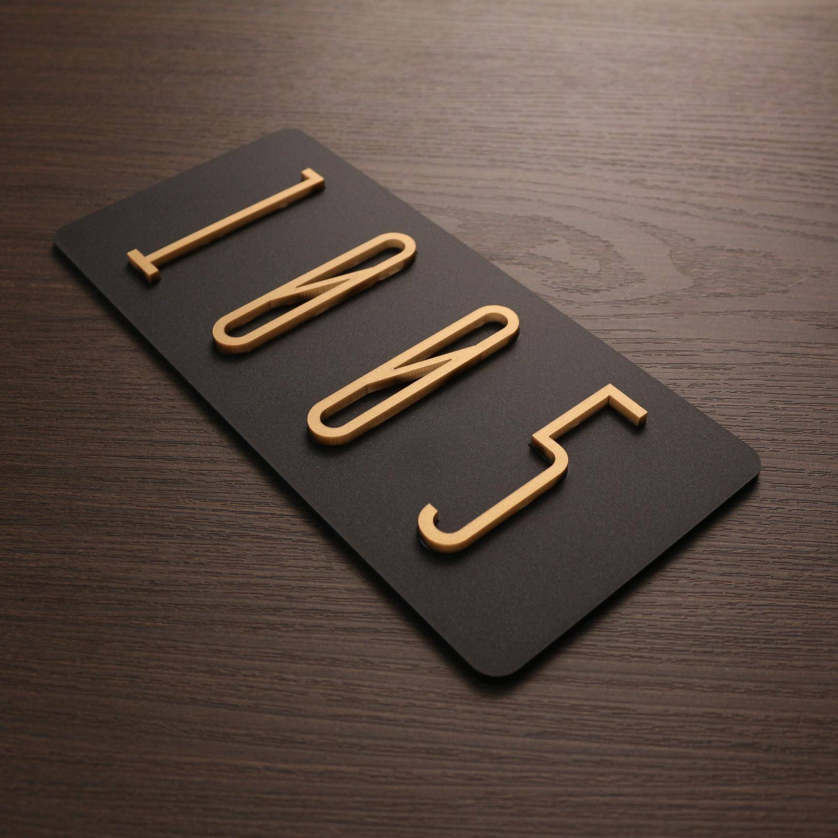 亚克力高端门牌号个性创意定制数字家用入户小区酒店名宿包厢公寓