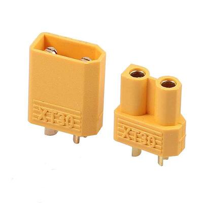 航模插头连接器XT30大电流公母对接锂电池充电插头