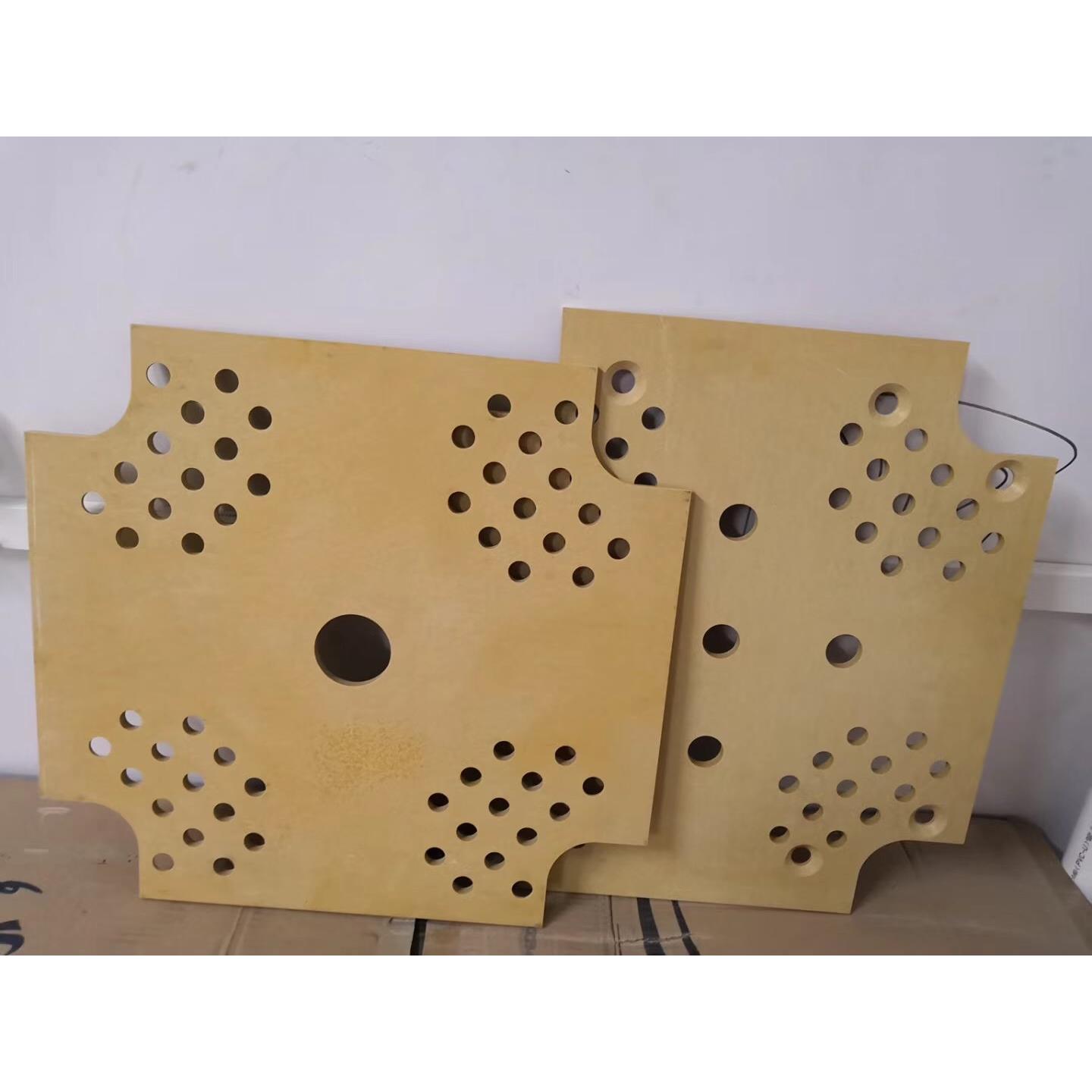 400度模具注塑机隔热板住友发那科海天日精绿色白色耐压玻纤绝缘