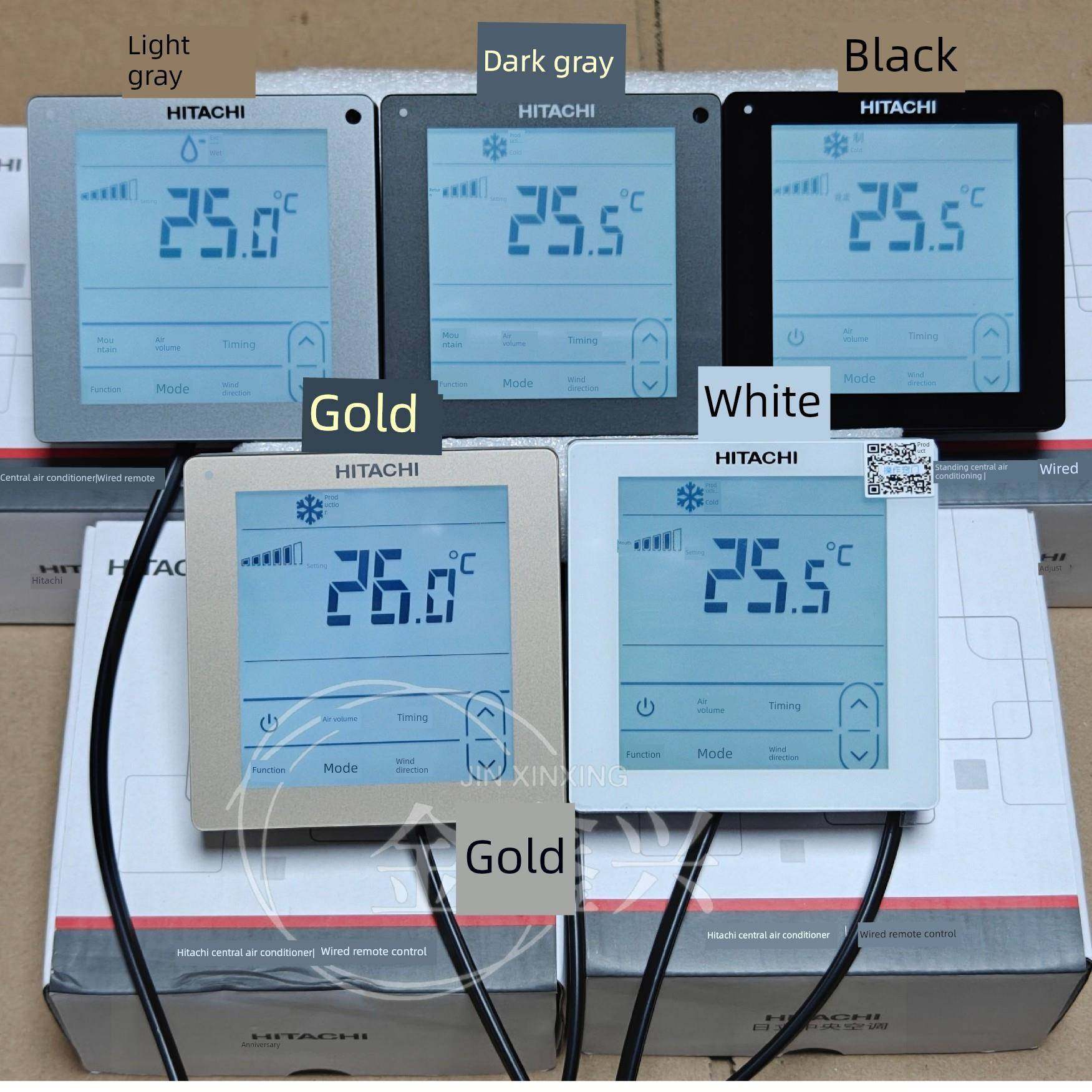 原装日立空调浅灰 深灰 香槟金 黑色控制面板多联机通用PC-P1HEQ