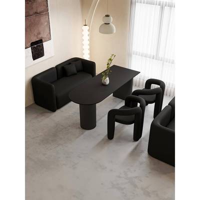 婚纱店美容院沙发网红摄影工作室办公休息洽谈影楼选片区接待桌椅