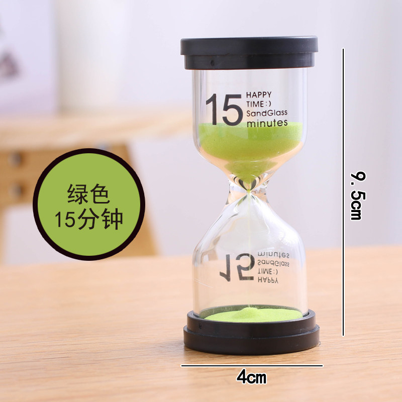 沙漏计时器创意儿童刷牙防摔1/3/10/30十分钟时间流沙瓶漏斗摆件,家居饰品,装饰摆件,淘宝优惠券,粉丝福利购,淘宝优惠卷