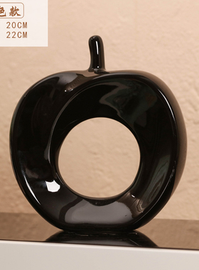 现代简约创意摆件客厅装饰品桌面电视柜酒柜摆设办公室陶瓷工艺品