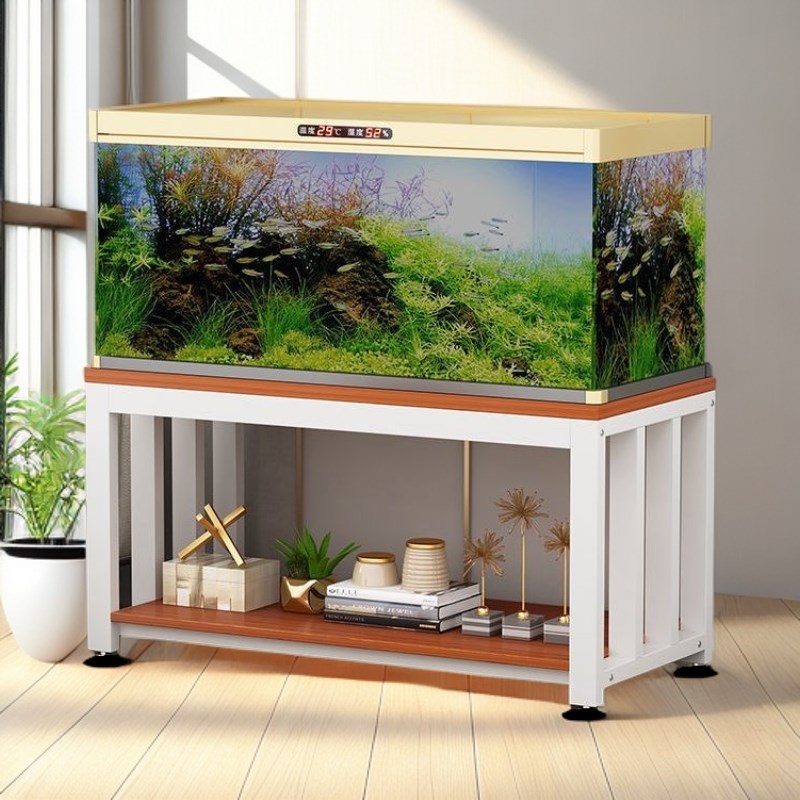 鱼缸底柜鱼缸架金属底架底座客厅鱼E缸架子铁艺鱼缸底架水族箱定