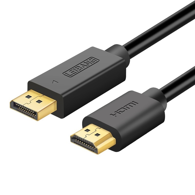 dp转hdmi线 显卡大dp转hdtmi接口Displayport高清转换线1.5/5/10