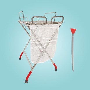 晨生不锈钢站立高度可调婴儿洗澡盆支架折叠儿童洗澡台浴盆支架子